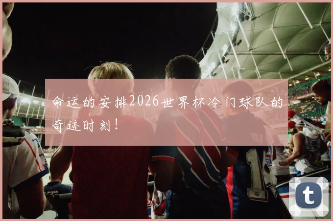 命运的安排2026世界杯冷门球队的奇迹时刻!
